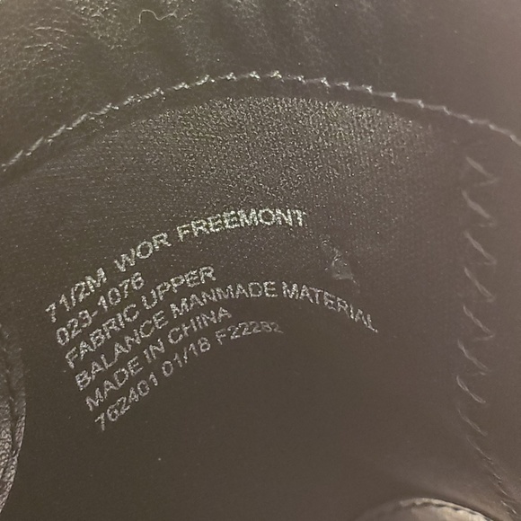 WORTHINGTON FREEMONT BLACK SLIP SIZE 7.5M NIB - Picture 8 of 8